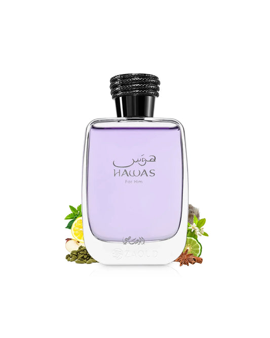 Rasasi Hawas Perfume for Men 100 Ml Long Lasting Fresh Fragrance || Aromatic Aroma Twin Eau De Parfum